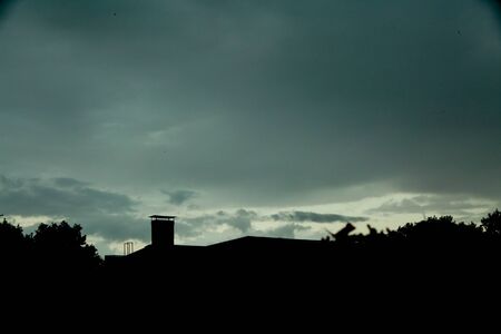 Clouds in the skyの写真素材