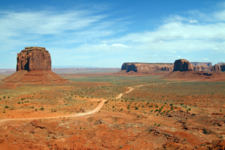 beautiful view of Monument valley panoramaの写真素材