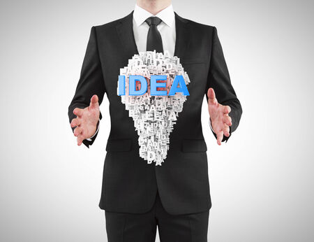 businessman have a idea conceptの写真素材
