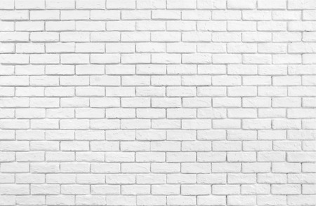 Textured white brick wall wallpaperの写真素材