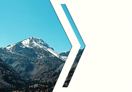 Abstract landscape background. Web page, banner concept. 3D Renderingの写真素材