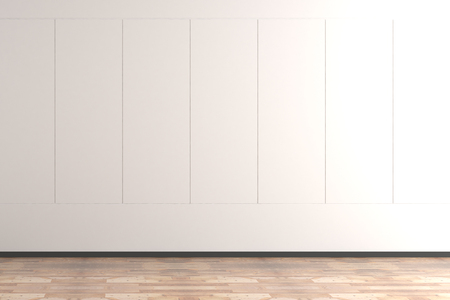 Bright interior with empty wall and copy space. 3D Rendering の写真素材