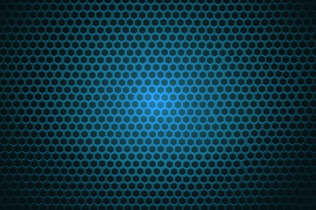 Creative digital honeycomb backdrop. Style and design concept. 3D Renderingの写真素材