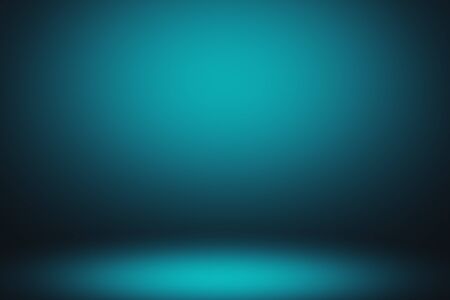 Abstract background in turquoise and dark colors. 3D Rendering
