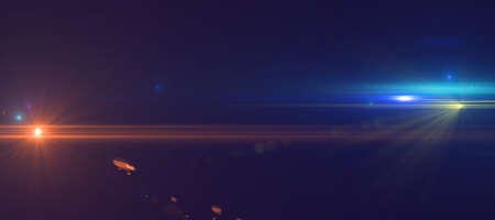 Creative glowing wide blue backdrop with mock up place. Landing page concept
