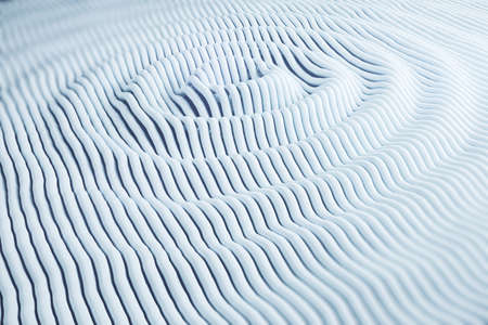 Abstract white swirl background. Design, abstraction and creativity concept. 3D Rendering