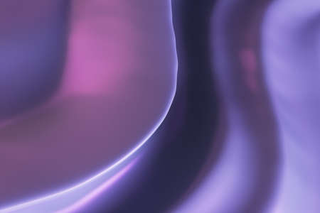 Creative purple cloth curve pattern background. Design and style concept. 3D Renderingの写真素材