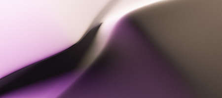 Wide soft purple chiffon background with curves and waves. Design and cloth concept. 3D Renderingの写真素材
