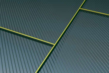 Abstract blue lines texture backdrop. Roofing and web design concept. 3D Rendering