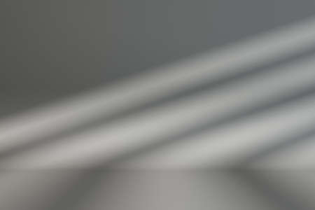 Empty gray mock up background with shadows. poster conceptの写真素材