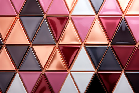 Colorful background of a metal tile. Generative AIの素材