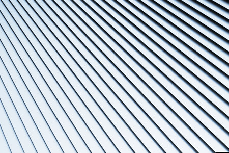 Diagonal black lines forming an abstract geometric pattern against a white background. Clean and modern design concept. 3D Renderingの写真素材