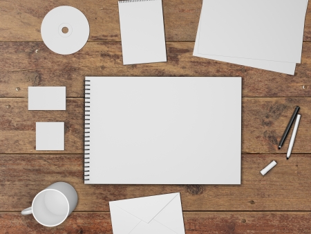 corporate identity kit and business ñardの写真素材