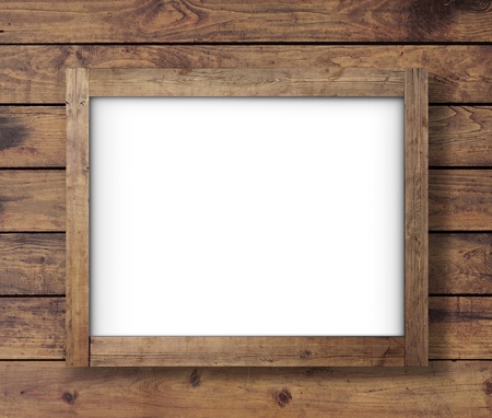 wall wood texture with crafted posterの写真素材