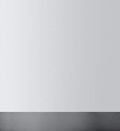 High resolution white concrete wall and floorの写真素材