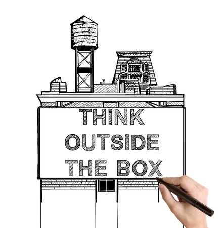 hand drawing factory の写真素材