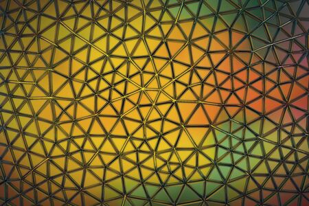 Color triangular background. 3D Rendering