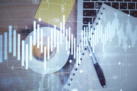 Photo Of Double Exposure Of Forex Chart Id Royalty Free Image Stocklib