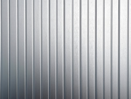 Abstract Aluminium Steel Metal Sheet industry wall texture pattern background wall. Ai generative illustration.の素材