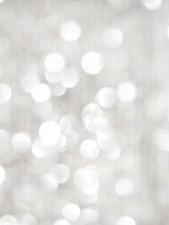 Christmas greeting gray blurred background. Bright shiny festive background for inscriptions, various information or other text. Front view, selective focusの写真素材