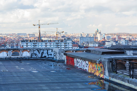 Scenery of Brussels, the capital of Belgiumの写真素材
