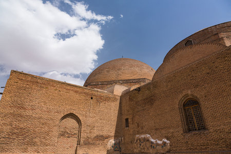 Blue Mosque in Tabriz, Iranの写真素材
