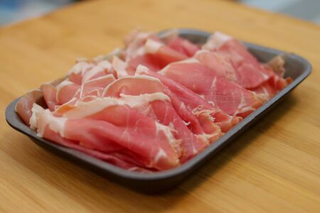 sliced ??meatの写真素材