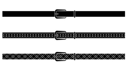 Black beltsのイラスト素材