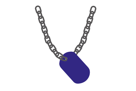 Dog tagのイラスト素材