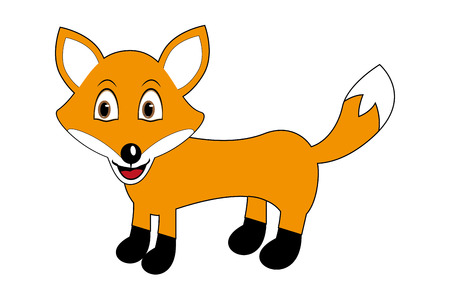 Cartoon foxのイラスト素材