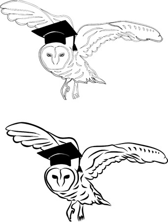 Owl - educationのイラスト素材