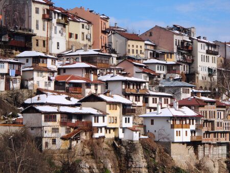 The houses of the old town of Veliko Tarnovo    の写真素材