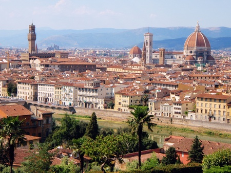 Florence with Santa Maria Del Fiore Cathedral, Duomo    の写真素材