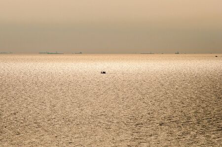 landscape of Sea sky beautiful.の写真素材