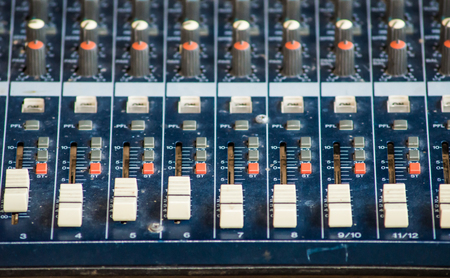 Audio transmission, sound studio adjusting equipmentの写真素材