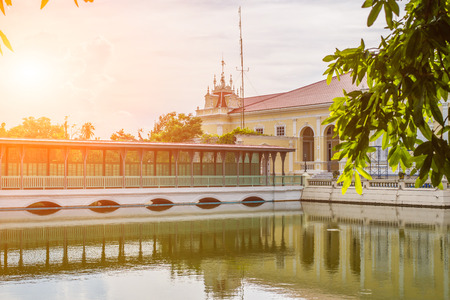 Bang Pa-In Palace in AYUTTHAYA , THAILANDのeditorial素材