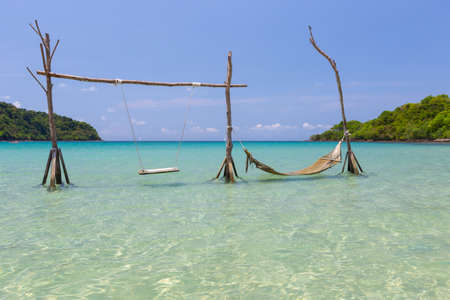 Tropical sea at the beautiful island of Thailand.の写真素材