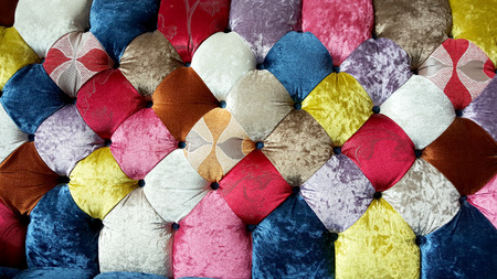 colorful velvet clothの写真素材