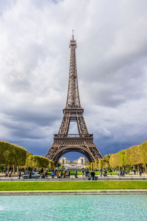 Eiffel Tower, Paris Icon of Loveのeditorial素材