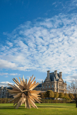 Exhibition of Sculptures at Jardin des Tuileries. 20 October 2011, Paris, France.のeditorial素材