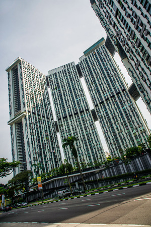 Pinnacle building in Singaporeのeditorial素材