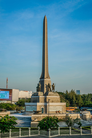 The victory mounament, Bangkok, Thailandのeditorial素材