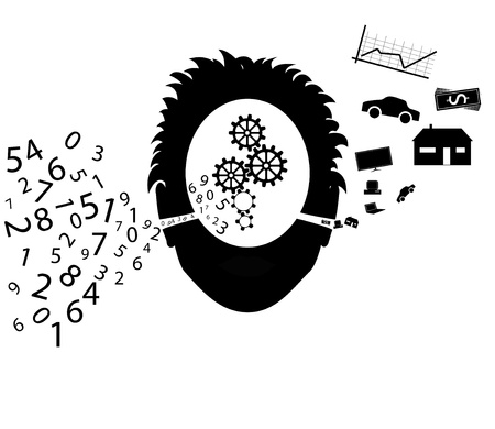 Mathematic gift to see things in numbersのイラスト素材
