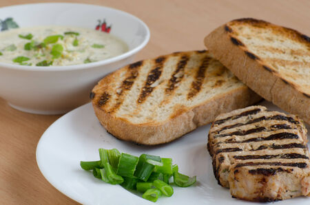 Grilled pork with too souce, home madeの写真素材