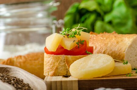 Czech smelly cheese - Olomoucke tvaruzky, product photoの写真素材