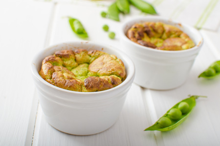 Peas souffleの写真素材