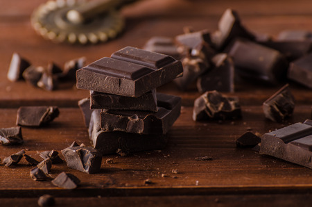 Dark chocolate product photography, ready for advertisment, textの写真素材