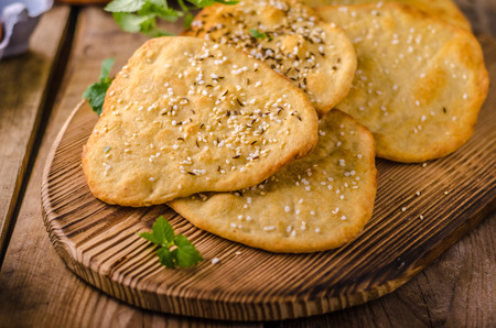 Homemade crackers, baked in oven, simple and deliciousの写真素材