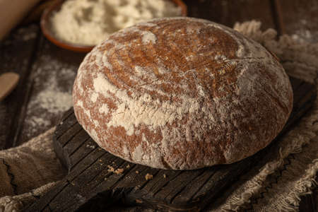 Delicious and beautiful bread from sourdough, all homemade