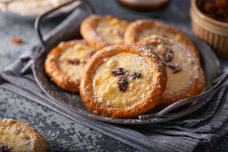 Delicious mini pies filled with jam plum jam